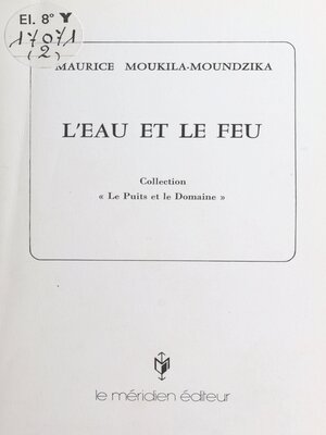 cover image of L'eau et le feu